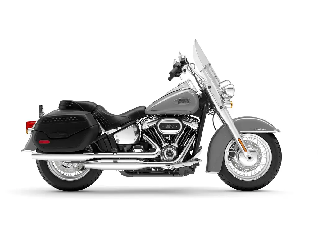 2024 Harley-Davidson Heritage Classic 114 Billiard Gray (Chrome Finish)