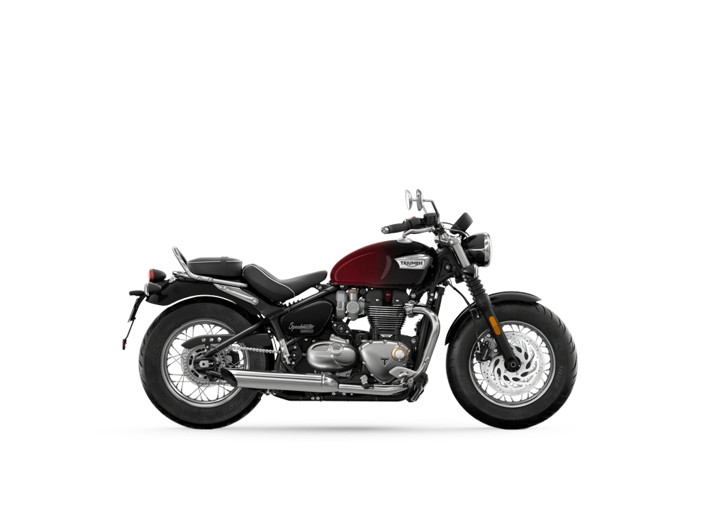 Triumph Bonneville Speedmaster Bonneville Speedmaster Stealth Edition - Sapphire Red/ Silver Red 2024 alt