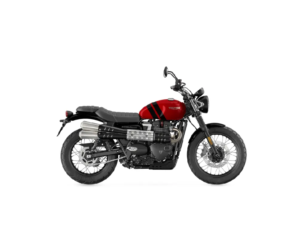 2024 Triumph Scrambler 900 Carnival Red / Jet Black