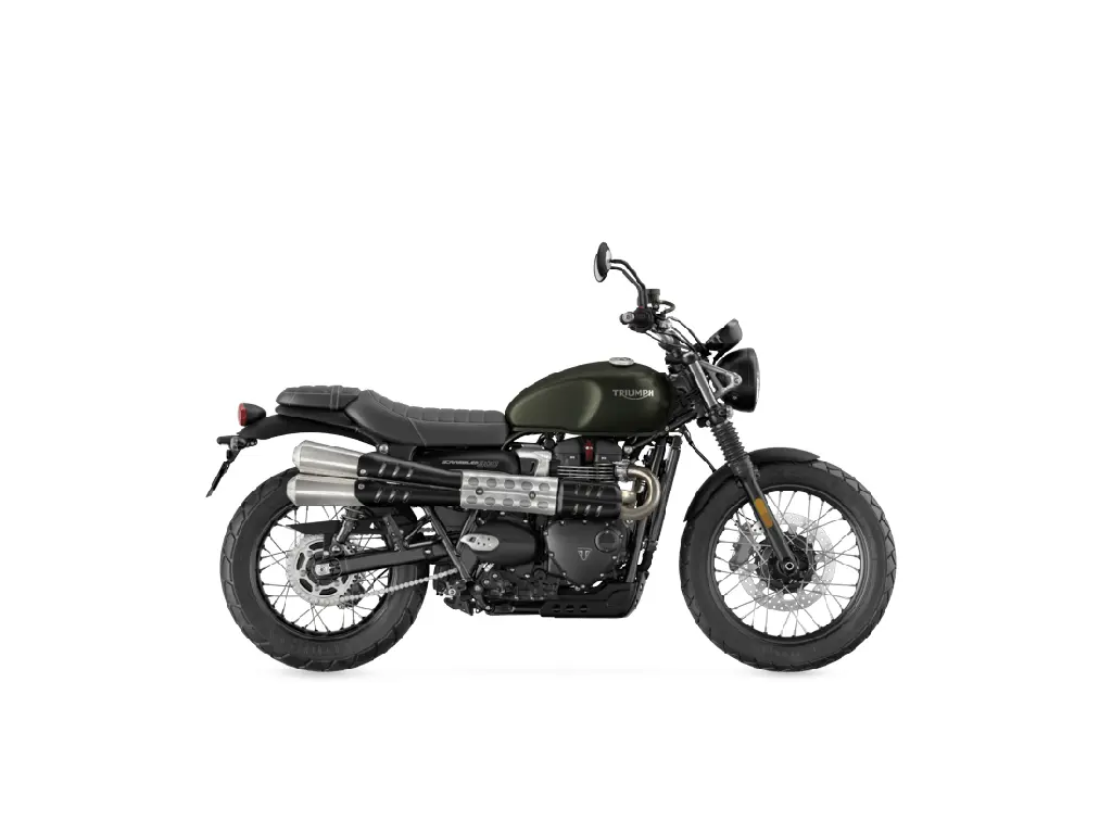 2024 Triumph Scrambler 900 Matte Khaki Green