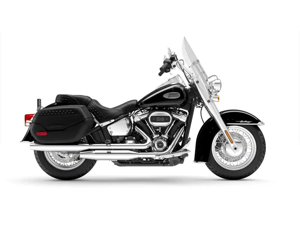 2025 HarleyDavidson Heritage Classic 114 Vivid Black (Chrome Finish
