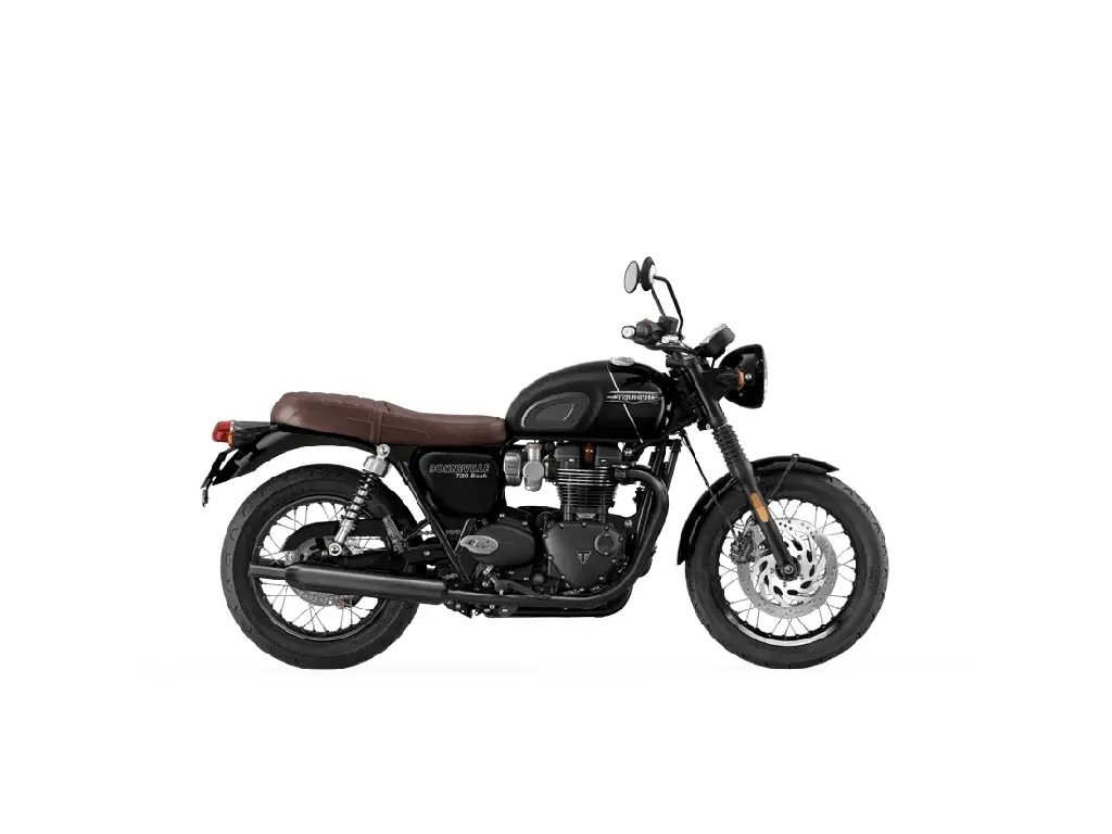 2024 Triumph Bonneville T120 Black Sapphire Black / Matte Sapphire Black