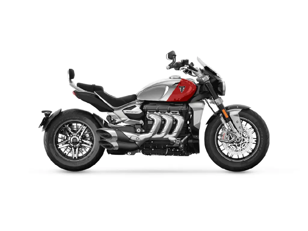 2024 Triumph Rocket 3 GT Chrome Edition Chrome / Diablo Red