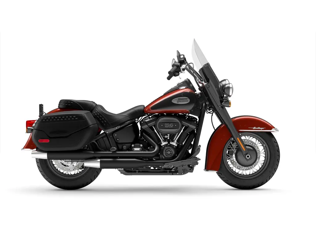 2025 HarleyDavidson Heritage Classic 114 Red Rock / Vivid Black (Black