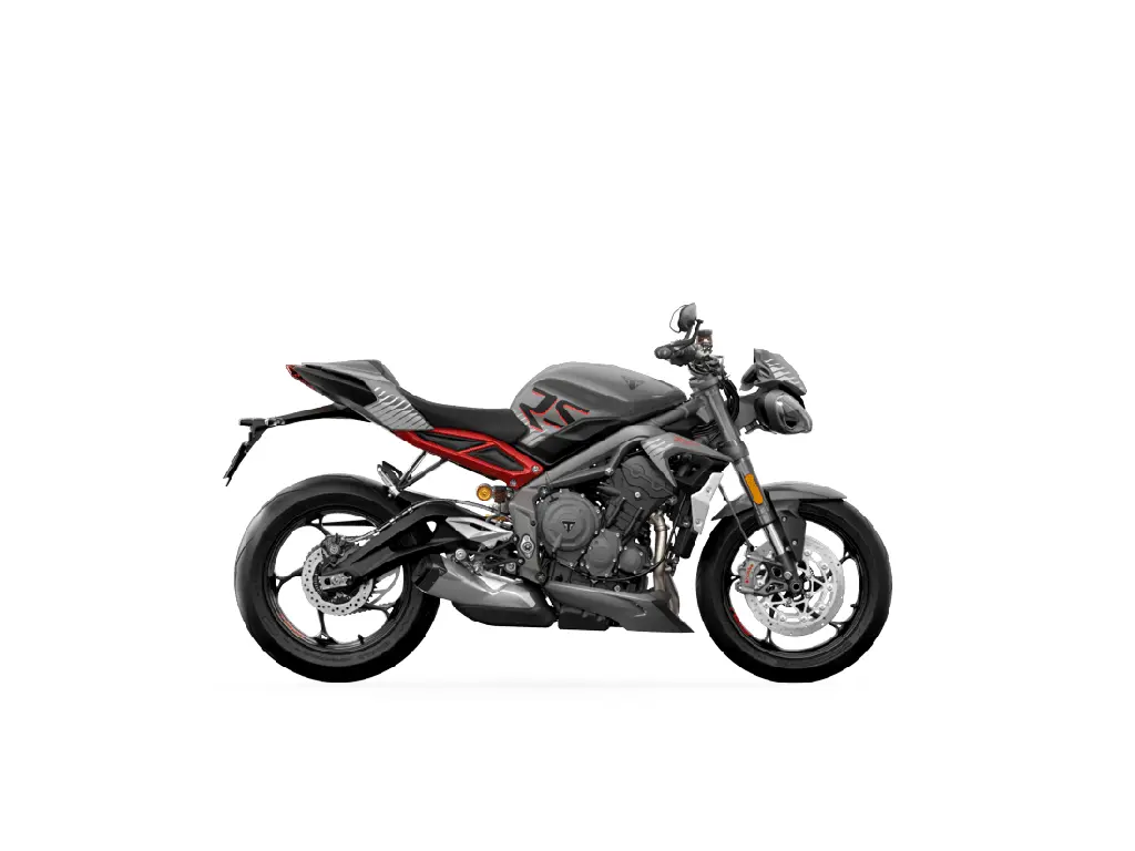 2024 Triumph Street Triple RS Silver Ice