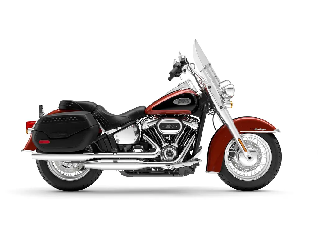 2024 Harley-Davidson Heritage Classic 114 Red Rock / Vivid Black (Chrome Finish)