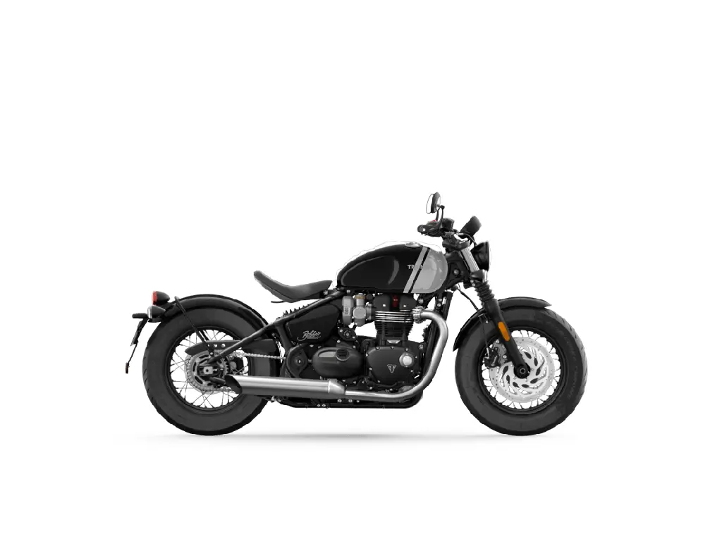 2024 Triumph Bonneville Bobber Jet Black / Ash Gray