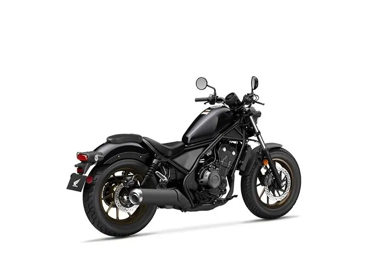 Honda Rebel 500 Noir Poudre À Canon Mat Métallisé 2024
