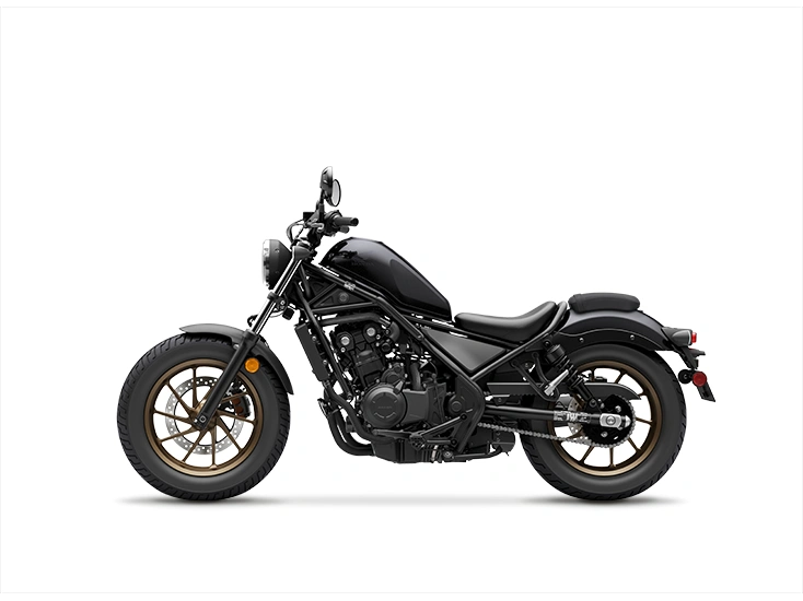 2024 Honda Rebel 500 Rebel 500 Mat Gunpowder Black Metallic alt