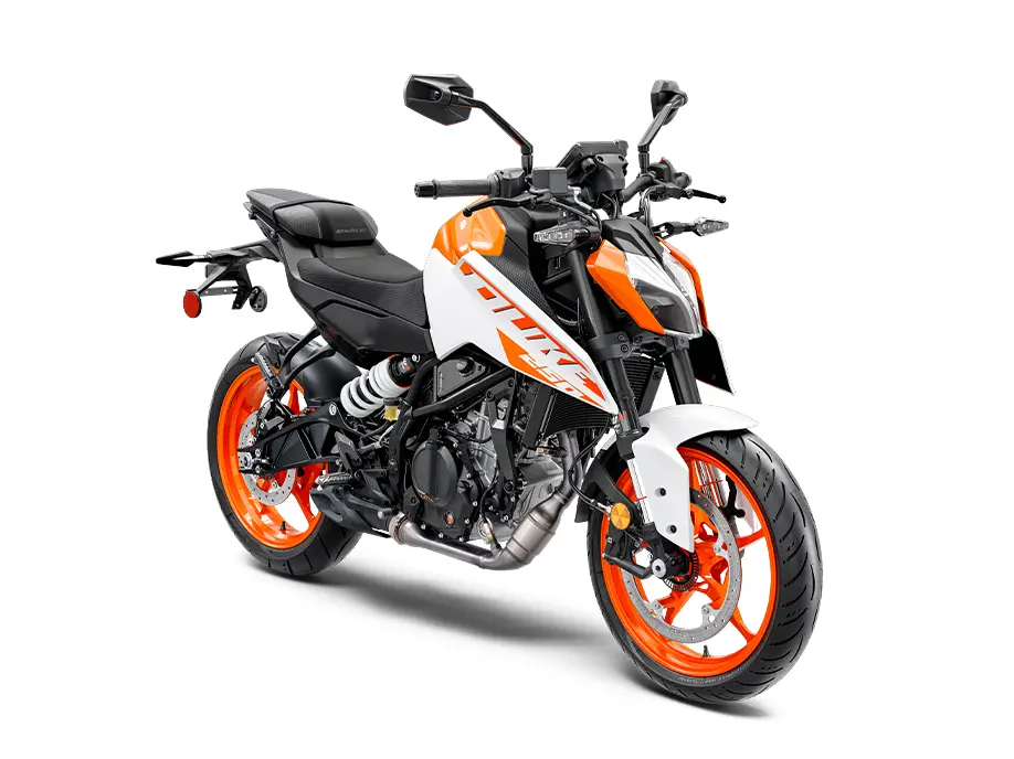 2024 KTM 250 Duke White