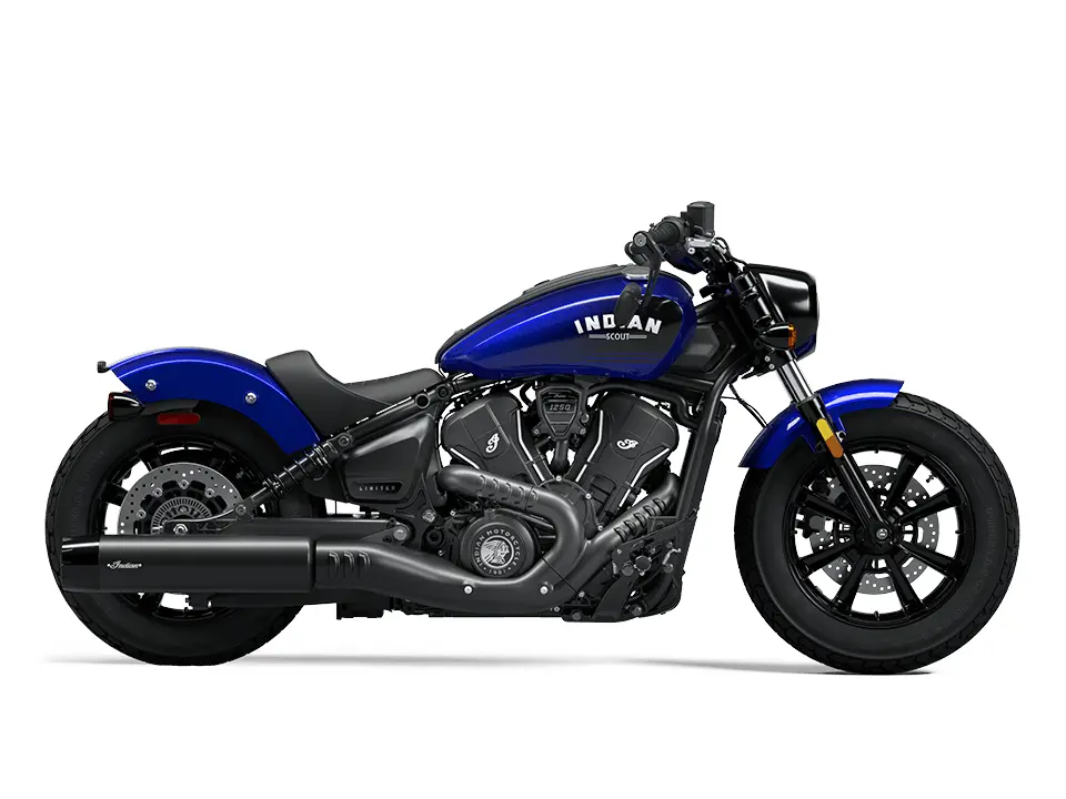 2025 Indian Motorcycle Scout Bobber Limited +Tech Spirit Blue Metallic