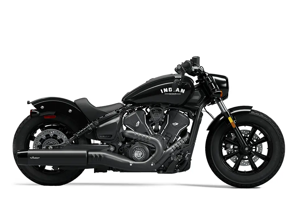 2025 Indian Motorcycle Scout Bobber Limited +Tech Black Metallic