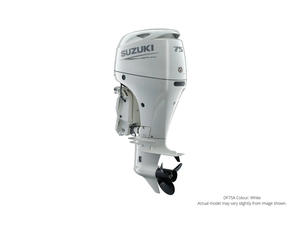 Suzuki DF75A DF75A Blanc, Électrique, 20" Longueur de l’arbre, Alimentation à distance Inclinaison et garniture 2024 alt