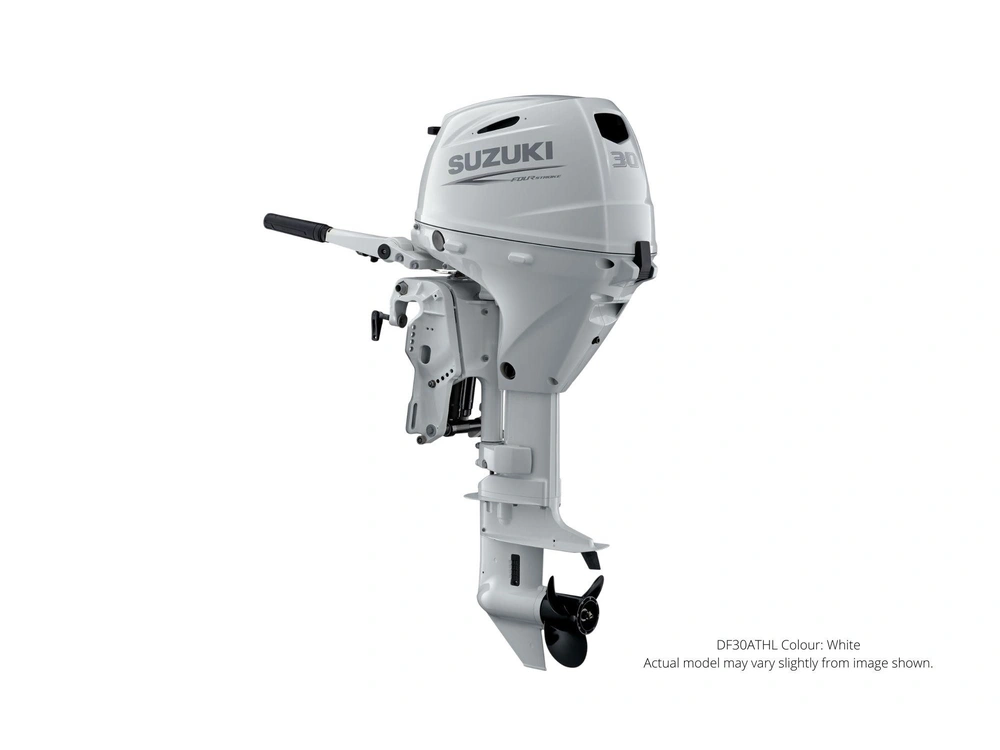 2024 Suzuki DF30A DF30A White, Electric, 20" Shaft Length, Tiller, Power Tilt and Trim alt