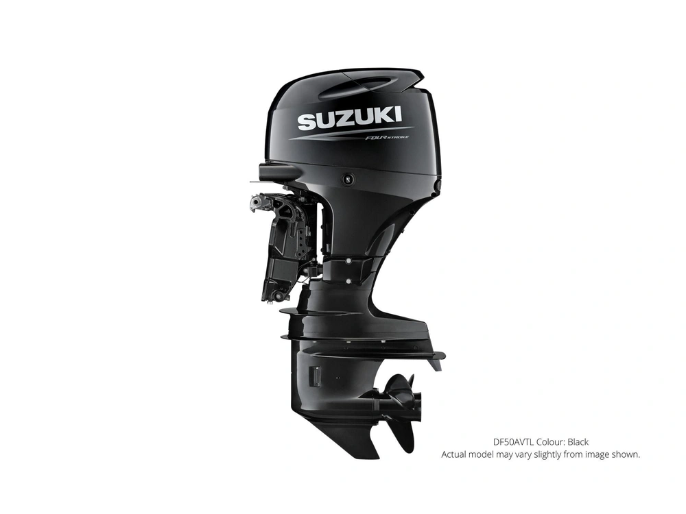 2024 Suzuki DF50AV DF50AV Black, Electric, 20" Shaft Length, Remote, High Energy Rotation alt