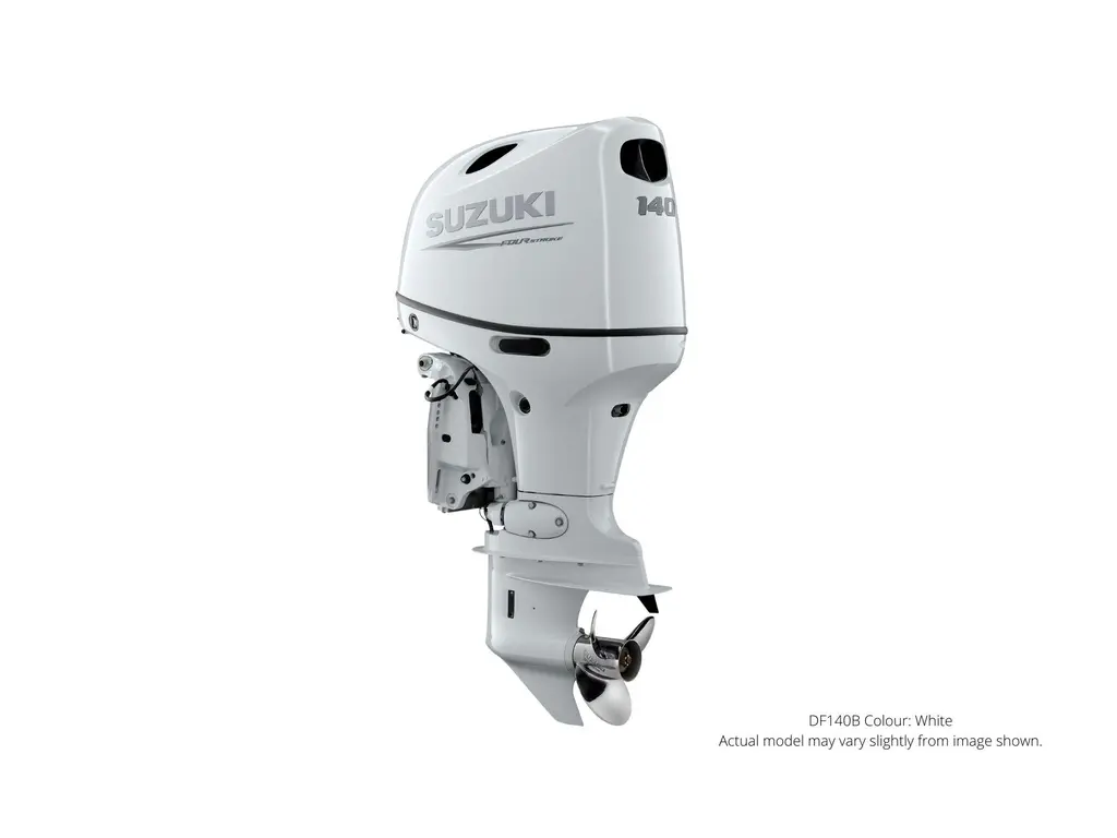  Suzuki DF140B White, Electric, 25" Shaft Length, Suzuki Precision Control, Power Tilt and Trim, Counter Rotation