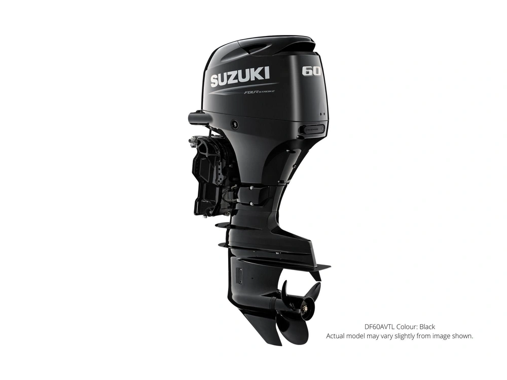 2024 Suzuki DF60AV DF60AV Black, Electric, 20" Shaft Length, Remote, High Energy Rotation alt