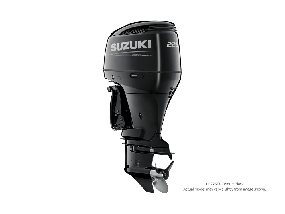 Suzuki DF225 DF225 Noir, Électrique, 25" Longueur de l’arbre, Alimentation à distance Inclinaison et garniture 2024 alt