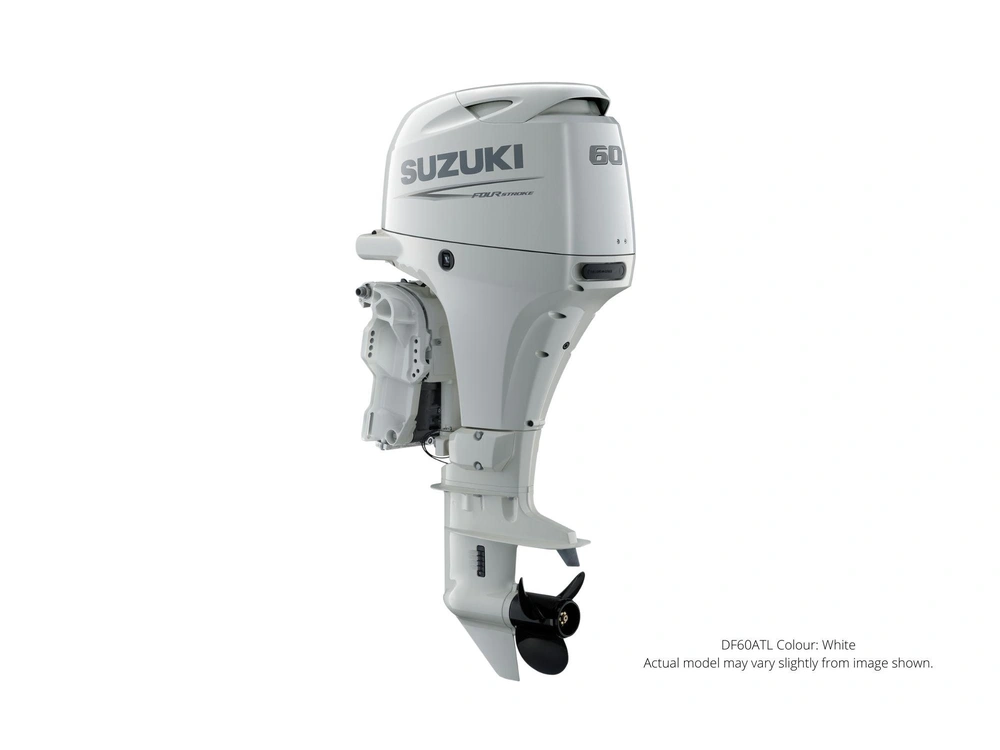 2024 Suzuki DF60A DF60A White, Electric, 20" Shaft Length, Remote, Power Tilt and Trim alt