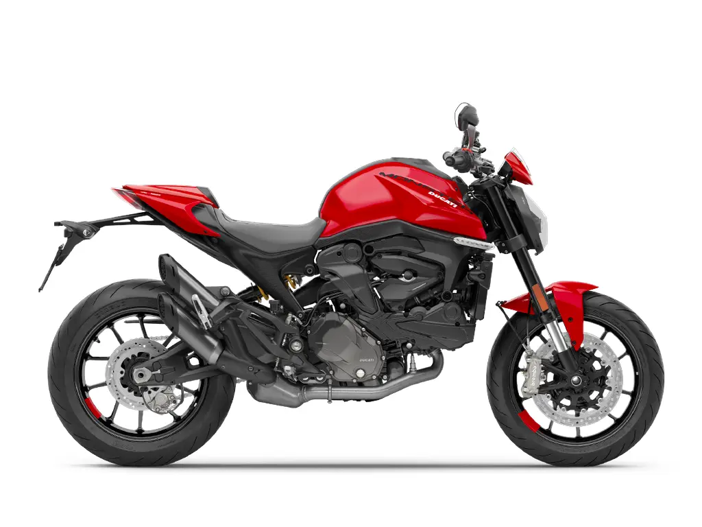 Ducati Monster Ducati Red with black wheels 2024
