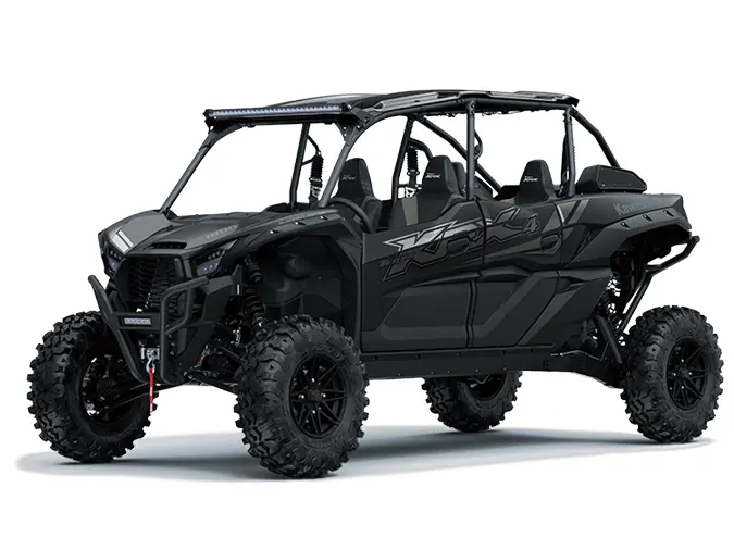 2025 Kawasaki TERYX KRX4 1000 BLACKOUT EDITION Flat Ebony