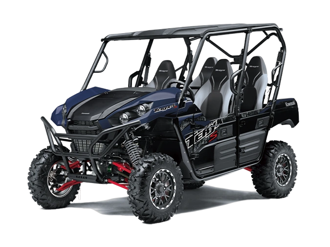 Kawasaki TERYX4 S LE TERYX4 S LE Bleu Crépuscule Mat Métallisé / Noir Intense 2025 alt