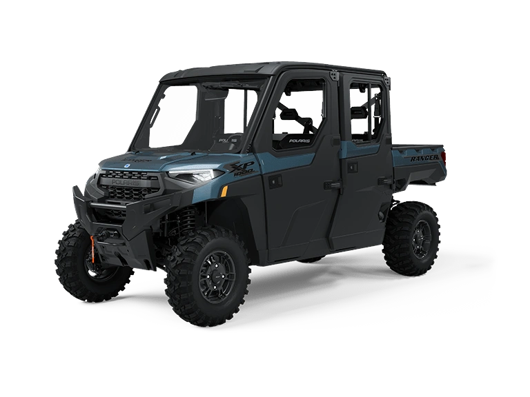 2025 Polaris RANGER CREW XP 1000 NorthStar Edition Premium with Fixed Windshield RANGER CREW XP 1000 NorthStar Edition Premium with Fixed Windshield Blue Slate Metallic Smoke alt