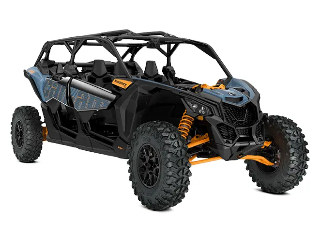 2025 Can-Am Maverick X3 MAX DS TURBO Scandi Blue & Orange Crush