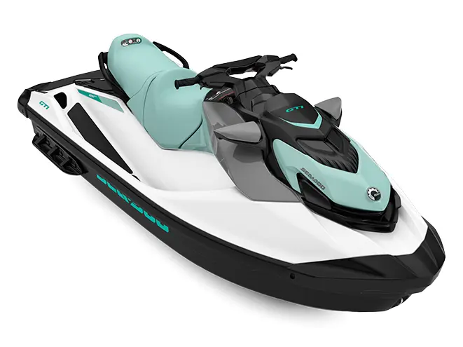 2025 Sea-Doo GTI 130 Bright White / Neo Mint