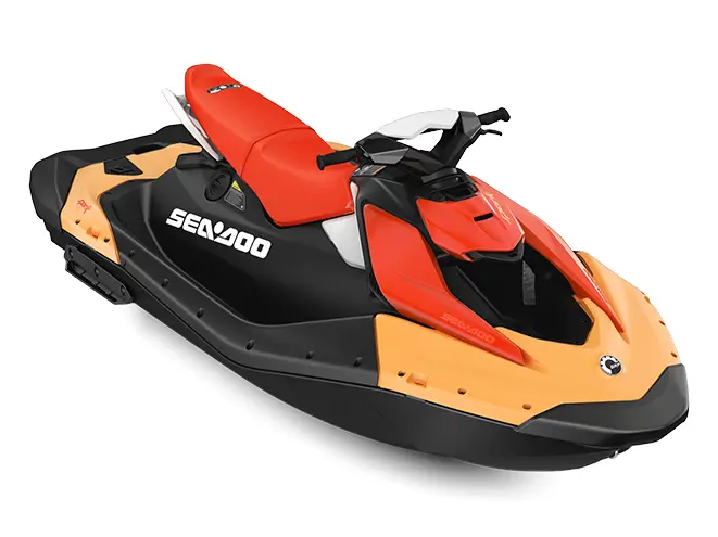 2025 Sea-Doo Spark for 3 90 Sunrise Orange / Dragon Red