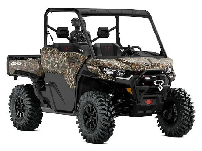 2025 Can-Am Defender X MR with half doors HD10 Wildland Camo