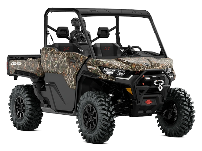 Can-Am Defender Defender X MR avec demi portes Camouflage Wildland HD10 2025