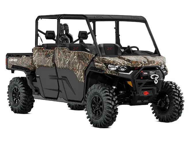 2025 Can-Am Defender MAX X MR with half doors HD10 Wildland Camo