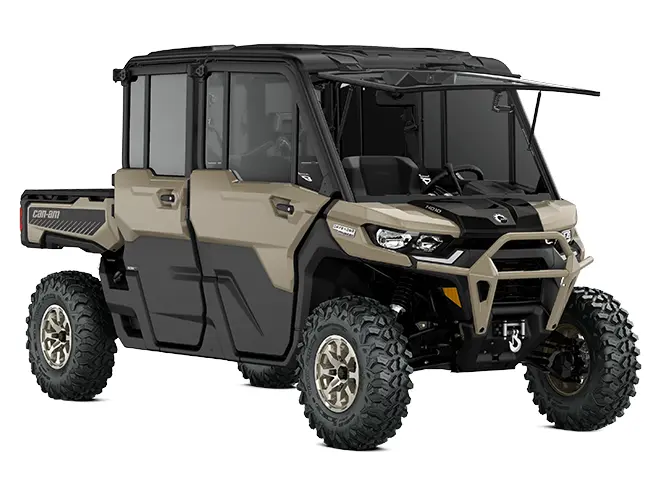 2025 Can-Am Defender MAX Limited HD10 Desert Tan & Stealth Black