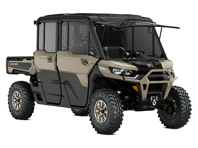 2025 Can-Am Defender MAX Limited Defender MAX Limited Desert Tan & Stealth Black HD10