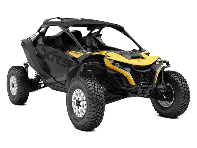 2025 Can-Am Maverick R X RS Carbon Black & Neo Yellow