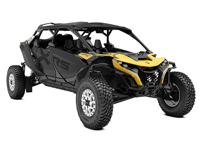 Can-Am Maverick R MAX Maverick R MAX X RS Noir carbone et jaune neo 2025 alt