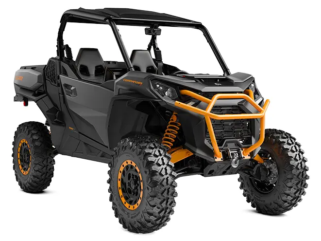 2025 Can-Am Commander XT-P 1000R Mineral Grey & Orange Crush