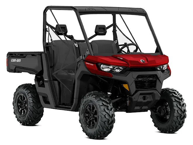 2025 Can-Am Defender DPS HD10 Fiery Red