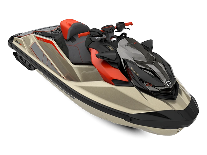 Sea-Doo RXP-X RXP-X Tan métallique / Rouge Lave haut de gamme 325 2025