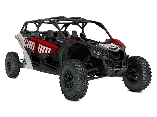 2025 Can-Am Maverick X3 MAX Maverick X3 MAX RS Fiery Red & Hyper Silver TURBO RR alt