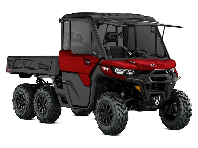 2025 Can-Am Defender 6×6 Limited HD10 Fiery Red