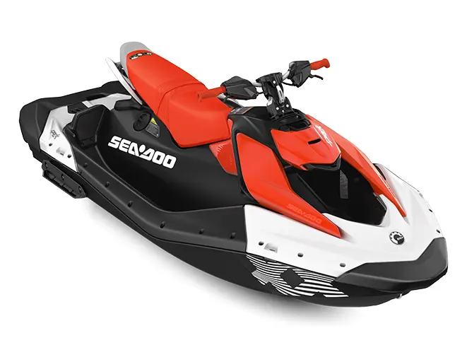 2025 Sea-Doo Spark Trixx for 3 90 White / Dragon Red