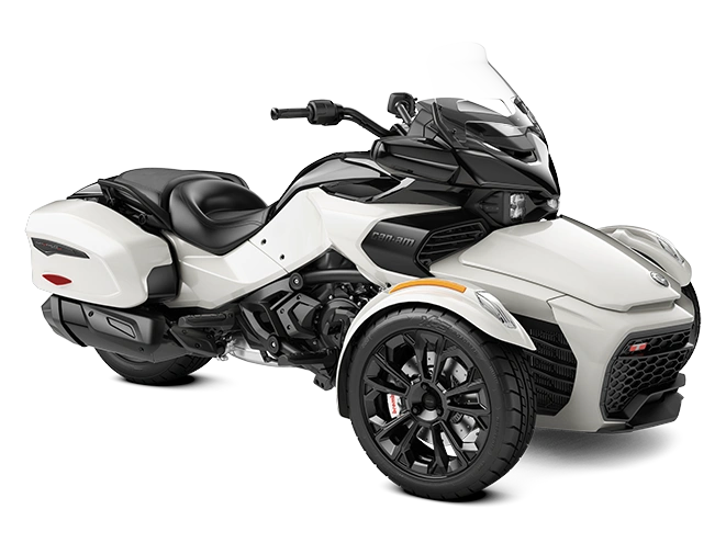 2025 Can-Am Spyder F3 Spyder F3-T Pearl White alt