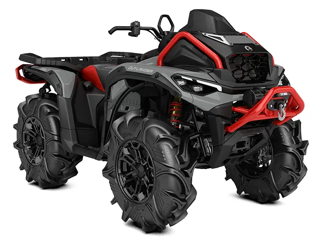 2025 Can-Am Outlander X MR 1000R Granite Grey & Legion Red