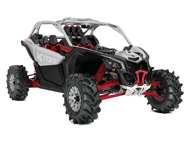 Can-Am Maverick X3 X MR 64 TURBO RR Hyper argent et rouge légion 2025