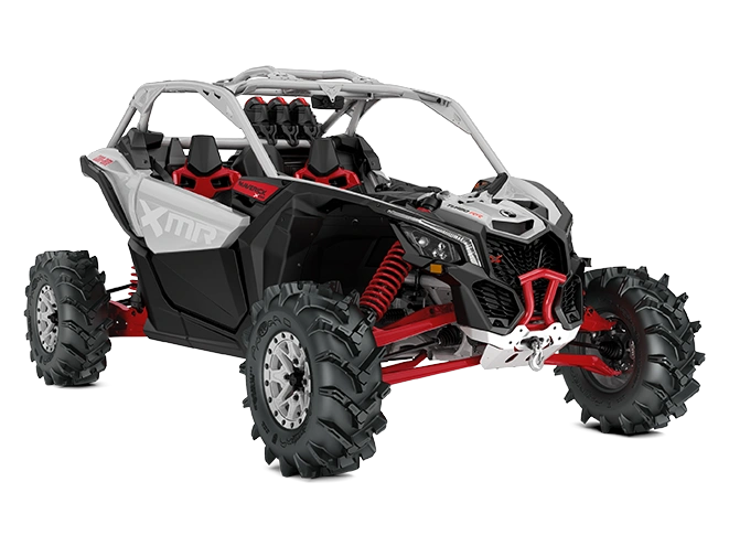 2025 Can-Am Maverick X3 Maverick X3 X MR 64 Hyper Silver & Legion Red TURBO RR