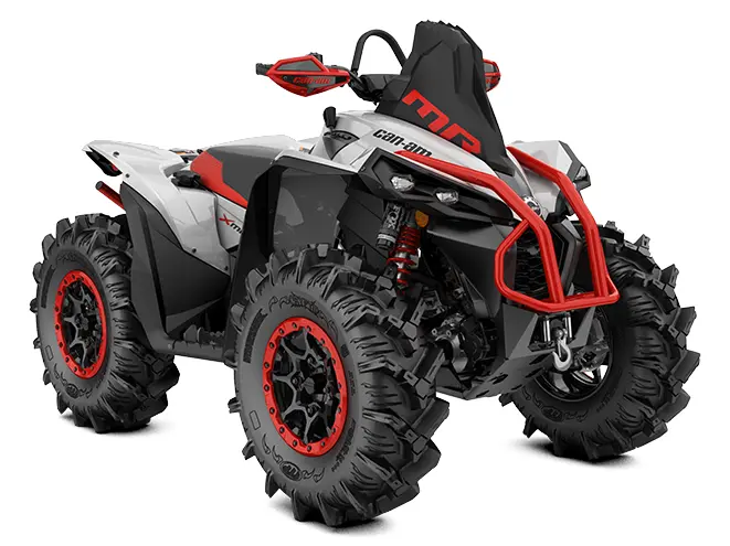 2025 Can-Am Renegade X MR 1000R Hyper Silver & Legion Red