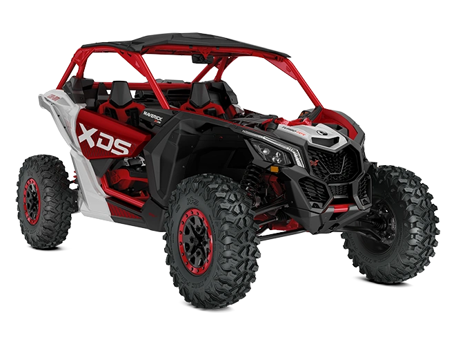 2025 Can-Am Maverick X3 Maverick X3 X DS with Smart-Shox Fiery Red & Hyper Silver TURBO RR