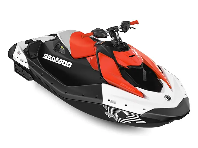 2025 Sea-Doo Spark Trixx for 1 90 White / Dragon Red